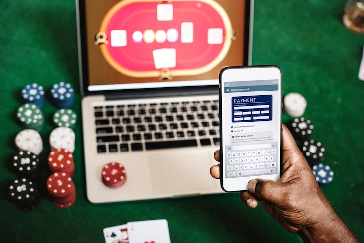 Studio kasino langsung vios4d menampilkan meja blackjack, roulette, dan baccarat dengan dealer profesional